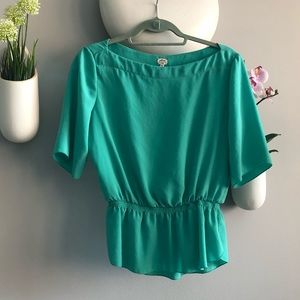 Aritzia Wilfred peplum top